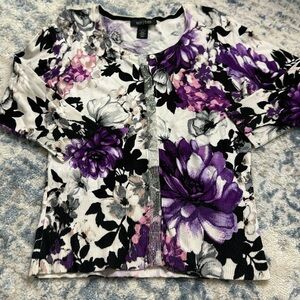 White House black market cardigan size small